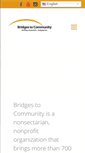 Mobile Screenshot of bridgestocommunity.org
